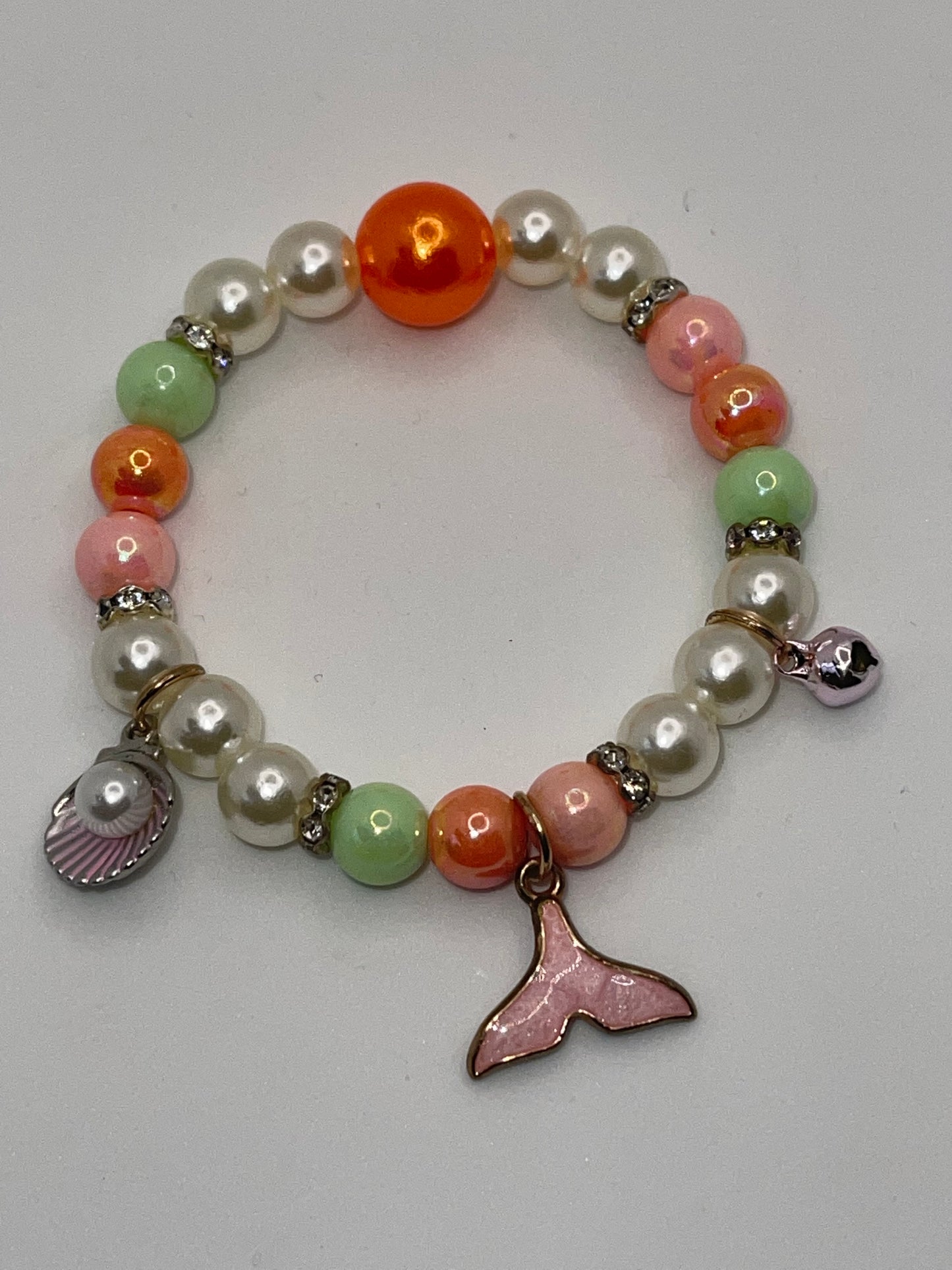 Colorful mermaid beaded bracelet