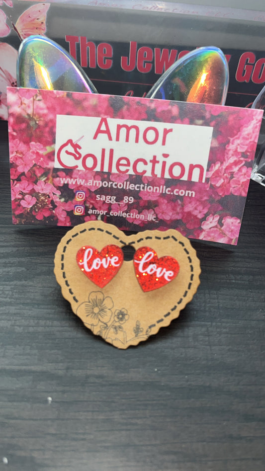 Love Heart Studs