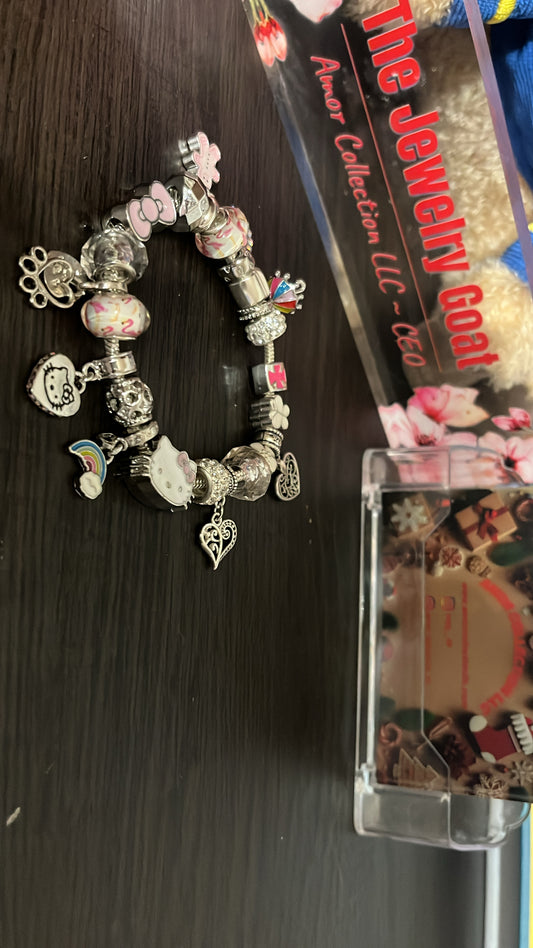 Hello Kitty Custom Charm Bracelet