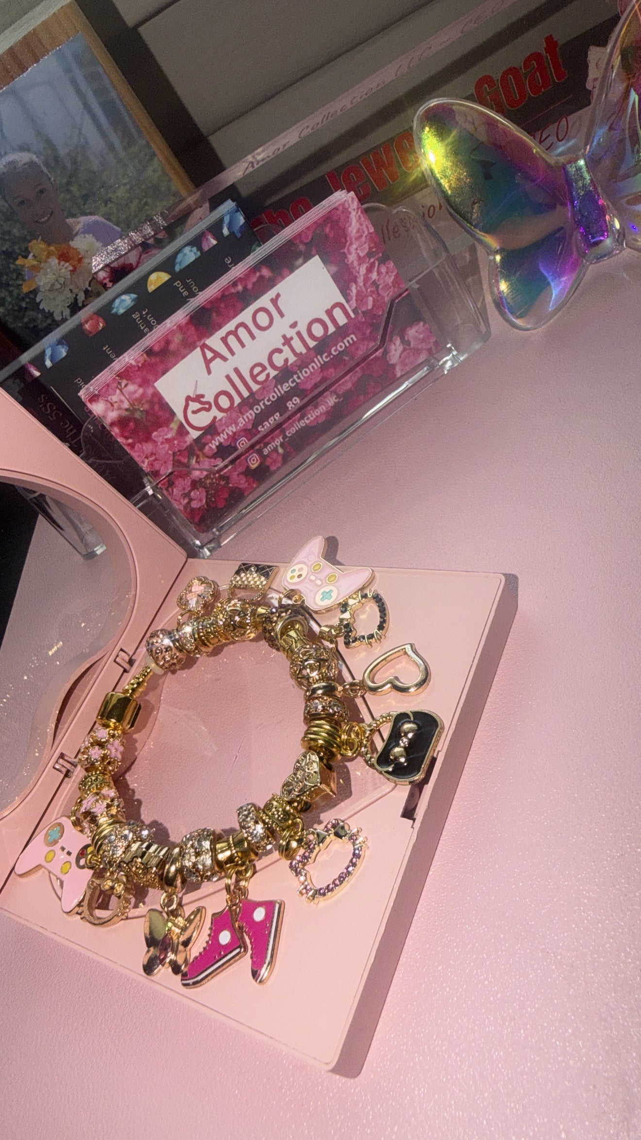 Gamer Girl Custom Charm Bracelet