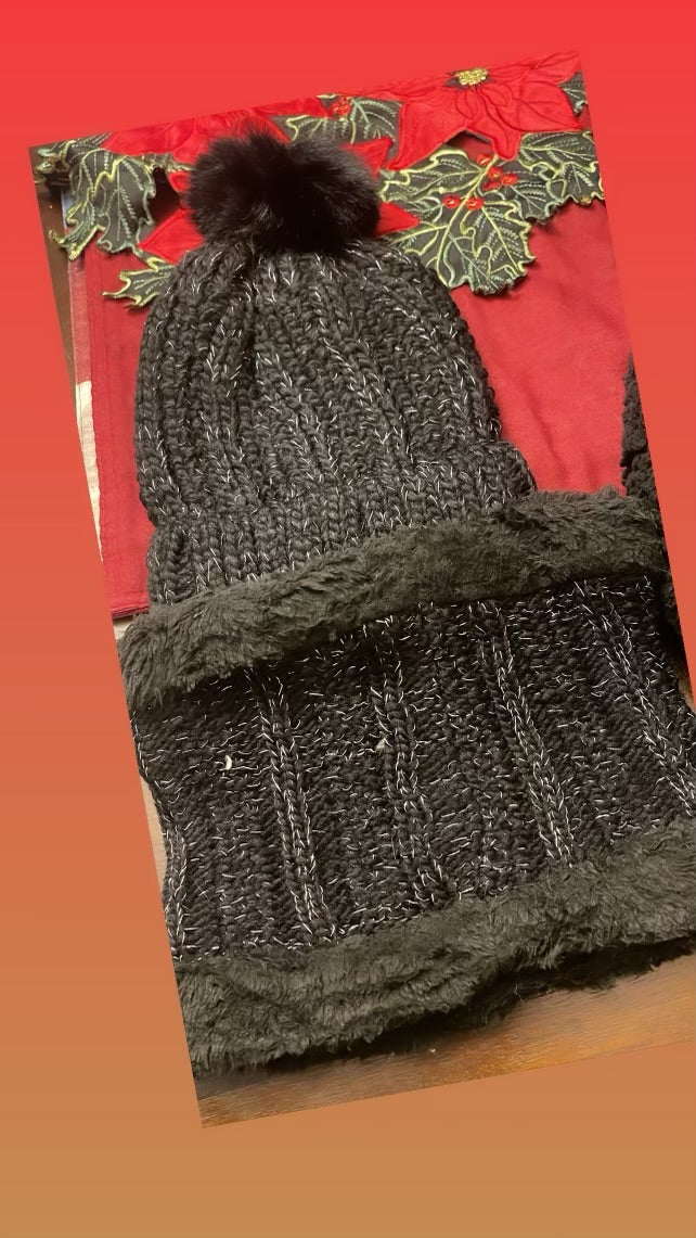 Neck Warmer and Hat Set