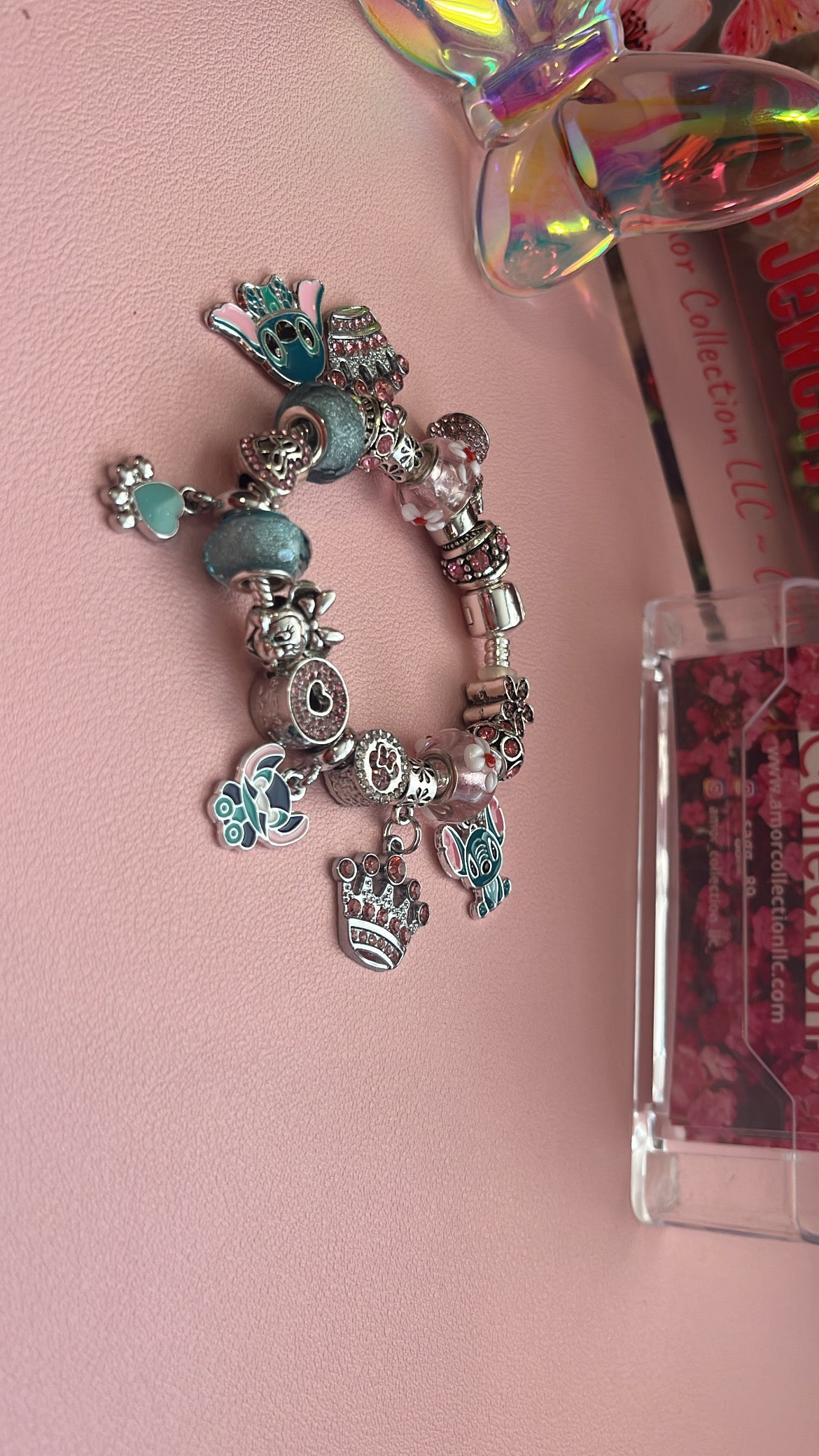 Stitch Princess Kids Charm Bracelet
