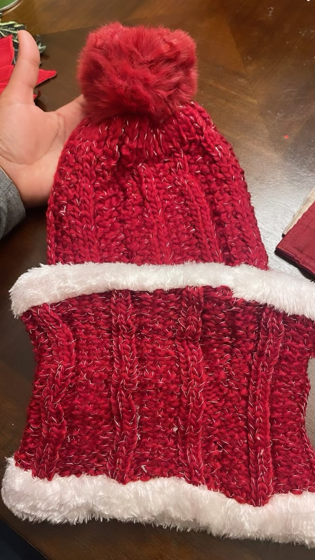 Neck Warmer and Hat Set
