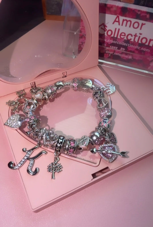 Custom Initial Charm Bracelet