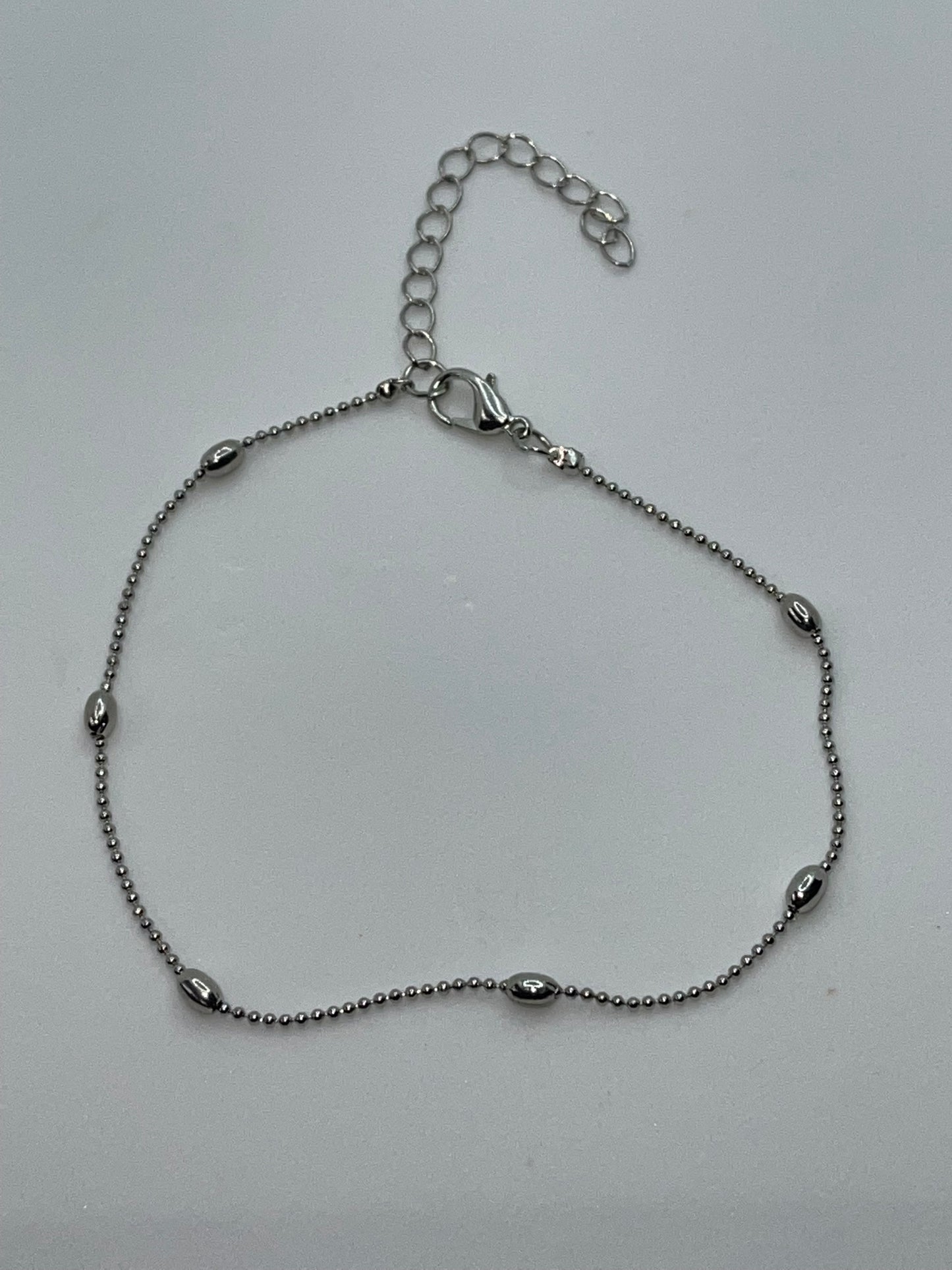 Casual Silver Anklet